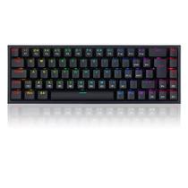 Teclado Mecânico Gamer Redragon Castor RGB Switch Marrom Removíveis - K631-RGB (PT-BROWN)