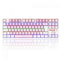 Teclado Mecânico Gamer Redragon Daksa Rainbow, Switch Blue Removíveis, ABNT2, Pink/White Teclado Mecânico Gamer Redragon Daksa Rainbow, Switch Blue Removíveis, ABNT2, Pink/White