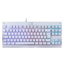 Teclado Mecânico Gamer Redragon Dark Avenger Branco Rgb