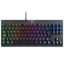 Teclado Mecânico Gamer Redragon Dark Avenger K568R, LED Rainbow, Switch 2 Red, ABNT2, - K568R (RED)