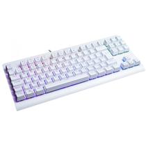 Teclado Mecânico Gamer Redragon Dark Avenger Lunar K568 RGB Switch Blue ABNT2 White