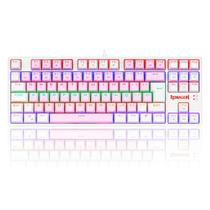 Teclado Mecânico Gamer Redragon Daska ABNT2 Rainbow Switch Marrom Rosa e Branco - K576PW-R PT-BROWN Teclado Mecânico Gamer Redragon Daska ABNT2 Rainbow Switch Marrom Rosa e Branco - K576PW-R PT-BROWN