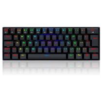 Teclado Mecânico Gamer Redragon Draconic Rgb ABNT2 Switch Marron