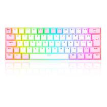 Teclado Mecânico Gamer Redragon Draconic RGB Switch Brown ABNT2 Branco Rosa K530WP-RGB-PRO PT-BROWN Teclado Mecânico Gamer Redragon Draconic RGB Switch Brown ABNT2 Branco Rosa K530WP-RGB-PRO PT-BROWN