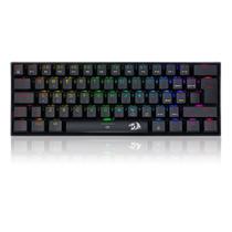 Teclado Mecânico Gamer Redragon Dragonborn, RGB, Switch Brown, ABNT2, Black