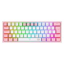 Teclado Mecânico Gamer Redragon Fizz Lollipop - ABNT2 - RGB - Switch Azul - K617-RGB-WP-BLUE
