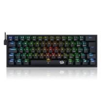 Teclado Mecânico Gamer Redragon Fizz RGB - ABNT2 - Iluminação RGB - Switch Marrom - K617-RGB-B