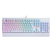 Teclado Mecânico Gamer Redragon Kala K557W, RGB, Switch Outemu MK2 Blue, ABNT2, Branco - K557W-RGB (
