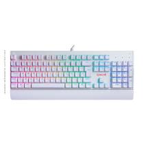 Teclado Mecânico Gamer Redragon Kala Lunar RGB, USB 2.0, ABNT2, TKL, Switch Azul, Branco - K557W-RGB (PT-BLUE)