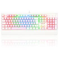 Teclado Mecânico Gamer Redragon Kala RGB, Rosa e Branco, Switch Blue, ABNT2, Full-Size K557PW-RGB Teclado Mecânico Gamer Redragon Kala RGB, Rosa e Branco, Switch Blue, ABNT2, Full-Size K557PW-RGB