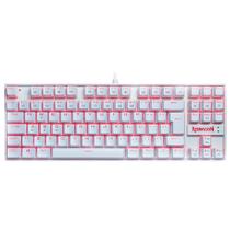 Teclado Mecânico Gamer Redragon Kumara, Anti-Ghosting, LED Vermelho, Switch Outemu Blue, ABNT2, Branco - K552W-2 (PT-BLUE)