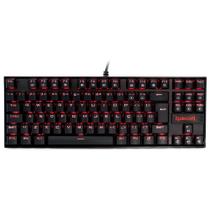 Teclado Mecânico Gamer Redragon Kumara, Anti-Ghosting, LED Vermelho, Switch Outemu Red, ABNT2, Preto - K552-2 (PT-RED)