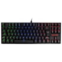 Teclado Mecânico Gamer Redragon Kumara RGB Preto Switch Azul ABNT2