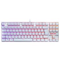 Teclado Mecânico Gamer Redragon Kumara, RGB, Switch Outemu Brown, ABNT2, Branco - K552W-RGB