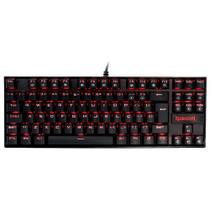 Teclado Mecânico Gamer Redragon Kumara Single Color, Switch Outemu Red, ABNT2 - K552W-2 Preto