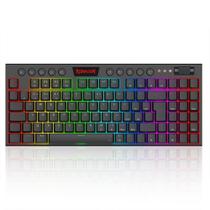 Teclado Mecânico Gamer Redragon Kurama, RGB, Switch Marrom, ABNT2, cabo USB-C removivel, Preto - K625P-KB (PT-BROWN)