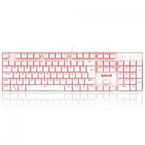 Teclado Mecânico Gamer Redragon Mitra Branco Switch Vermelho