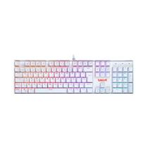 Teclado Mecânico Gamer Redragon Mitra K551WRGB Switch Azul com Fio ABNT2 Branco Teclado Mecânico Gamer Redragon Mitra K551WRGB Switch Azul com Fio ABNT2 Branco