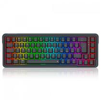 Teclado Mecânico Gamer Redragon Nova - ABNT2 - RGB - Switch Dragon Chant - 65% - Preto K709-RGB (PT)