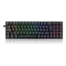Teclado Mecânico Gamer Redragon Pollux RGB, Switch Blue, Layout 75%, ABNT2, Preto - K628-RGB-B (PT-BLUE)