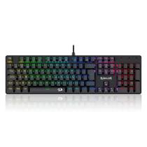 Teclado Mecânico Gamer Redragon Sindri, Rainbow, Preto - K671 (PT-BROWN)