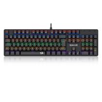 Teclado Mecânico Gamer Redragon Valheim Rainbow, Switch Brown, ABNT2, Preto - K608-R (PT-BROWN)