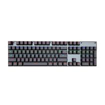 Teclado Mecânico Gamer RGB com Fio - 104 Chaves e Switches Azuis