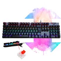 Teclado Mecânico Gamer RGB Com Fio USB Lehmox LEY2081