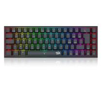 Teclado mecanico gamer ryze pro rgb wireless switch brown redragon k633rgb-pro preto