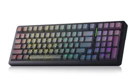 Teclado Mecânico Gamer Sem Fio Aula F99 com Retroiluminação RGB