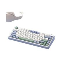 Teclado Mecânico Gamer Sem Fio Bluetooth AULA F75 RGB PBT Layout 75% Perfil OEM - others Teclado Mecânico Gamer Sem Fio Bluetooth AULA F75 RGB PBT Layout 75% Perfil OEM - others