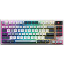 Teclado Mecânico Gamer Sem Fio MSI Forge GK600 TKL SKY, RGB, Switch Linear, USB 2.0,Bluetooth, US, Preto - STRIKE600 Teclado Mecânico Gamer Sem Fio MSI Forge GK600 TKL SKY, RGB, Switch Linear, USB 2.0,Bluetooth, US, Preto - STRIKE600