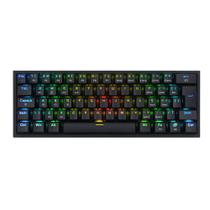 Teclado Mecânico Gamer sem fio Redragon Fizz Pro - ABNT2 - RGB - Switch Marrom - K616-RGB-B