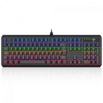 Teclado Mecânico Gamer T-Dagger Axis, Rainbow, Switch Brown, Full Size, ABNT2, Preto
