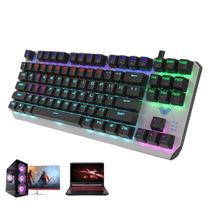 Teclado Mecanico Gamer USB RGB PC Computador Notebook PS4 - F2067 - Aula