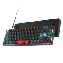 Teclado Mecânico Gamer Ussixchare com 68 Teclas e Switch Vermelho