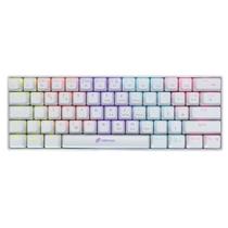 Teclado mecanico gamer ziggy rainbow switch outemu red oex tc607 branco Teclado mecanico gamer ziggy rainbow switch outemu red oex tc607 branco