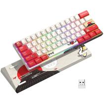Teclado mecânico HITIME XVX M61 60% sem fio RGB Gateron Teclado mecânico HITIME XVX M61 60% sem fio RGB Gateron