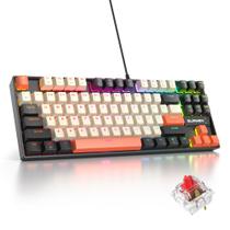 Teclado Mecânico iRoboosta 87 Teclas Switch Vermelho RGB Teclado Mecânico iRoboosta 87 Teclas Switch Vermelho RGB