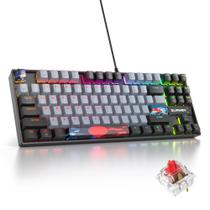 Teclado Mecânico iRoboosta 87 Teclas TKL Switch Red RGB Teclado Mecânico iRoboosta 87 Teclas TKL Switch Red RGB