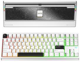 Teclado mecânico KEEBMONKEY Crush 80 Pro Silver RGB Teclado mecânico KEEBMONKEY Crush 80 Pro Silver RGB