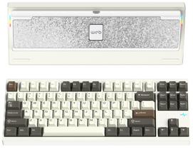 Teclado mecânico KEEBMONKEY WOBKEY Crush 80 Reboot Pro White Teclado mecânico KEEBMONKEY WOBKEY Crush 80 Reboot Pro White
