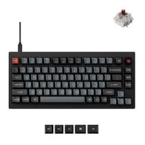Teclado Mecânico Keychron V1 8K 75% com Fio, Switch Brown, RGB Teclado Mecânico Keychron V1 8K 75% com Fio, Switch Brown, RGB