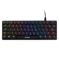 Teclado Mecânico LED RGB Rainbow Switch Azul Mini Layout Target Teclado Mecânico LED RGB Rainbow Switch Azul Mini Layout Target