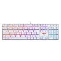 Teclado Mecânico Mitra Branco RGB Redragon Blue K551W-RGB Teclado Mecânico Mitra Branco RGB Redragon Blue K551W-RGB