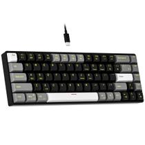 Teclado mecânico Newmen GM681 68 teclas LED retroiluminado