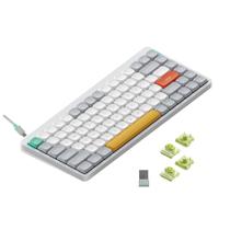Teclado Mecánico nuphy Air75 V2 75% Inalámbrico Blanco con Switches Gateron Aloe