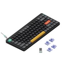 Teclado mecânico nuphy Air75 V2 portátil 75% sem fio Teclado mecânico nuphy Air75 V2 portátil 75% sem fio