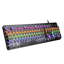 Teclado Mecânico Para Gamer Led Com Fio Knup Kp-te110 Teclas Redondas