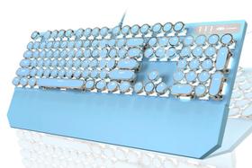 Teclado mecânico para jogos Camiysn Typewriter Style Blue Switch Teclado mecânico para jogos Camiysn Typewriter Style Blue Switch